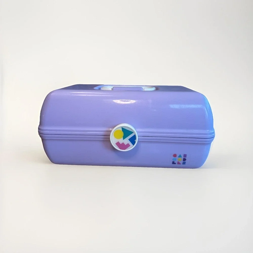 Vintage Rare Caboodles Lilac Purple Makeup Case 12
